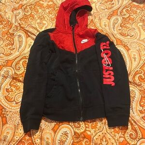 Boys large Nike zip up